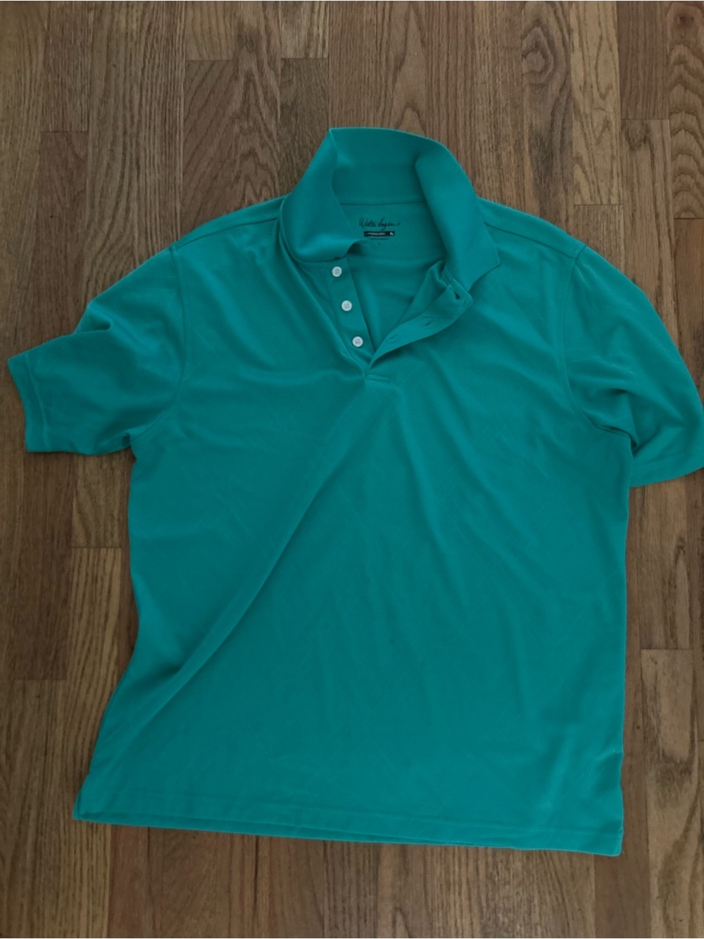 Walter Hagen Teal Green Short-Sleeve golf Polo